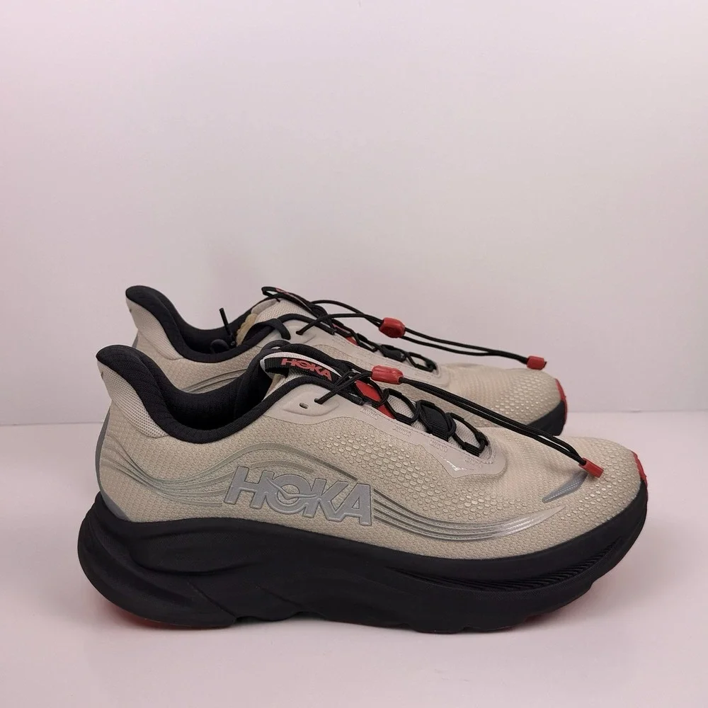 Hoka Clifton 11 GTX Running Shoe Men Sz 10 Gore-Tex River Rock Grey Sample
